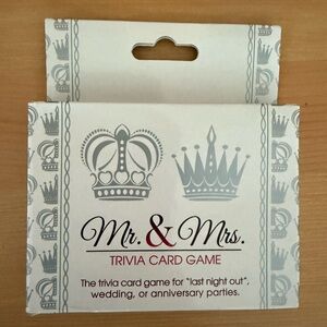 Mr. & Mrs. Trivia Card Game